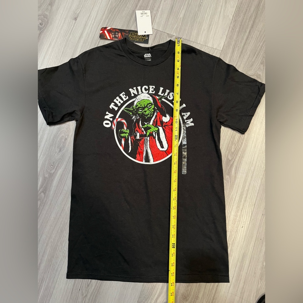 Black Graphic T-Shirt - On‎ the Nice List I Am - Picture 5 of 6